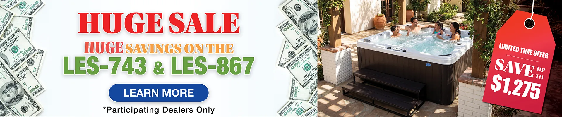 Calspas hot tub being used in a family setting - San Ramon